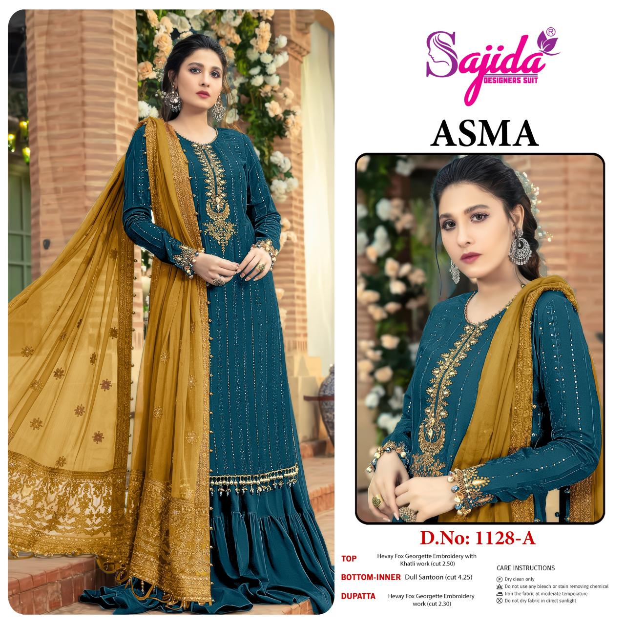 Sajida Asma catalog online wholesale pakistani suits
