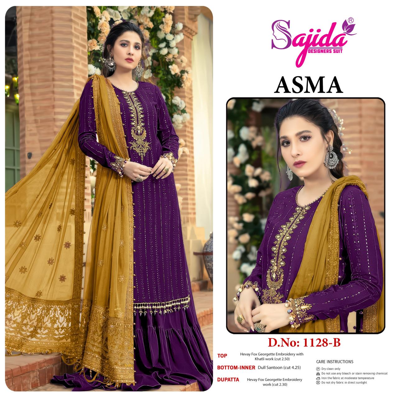 Sajida Asma catalog online wholesale pakistani suits