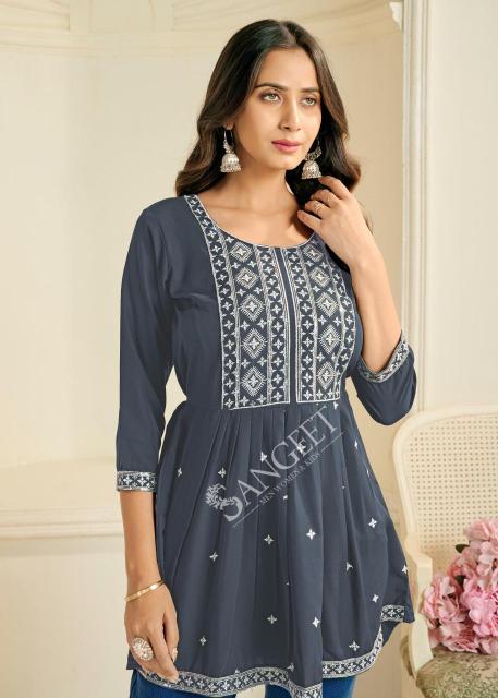 Sangeet Aashini Vol 2 catalog rayon kurti wholesale
