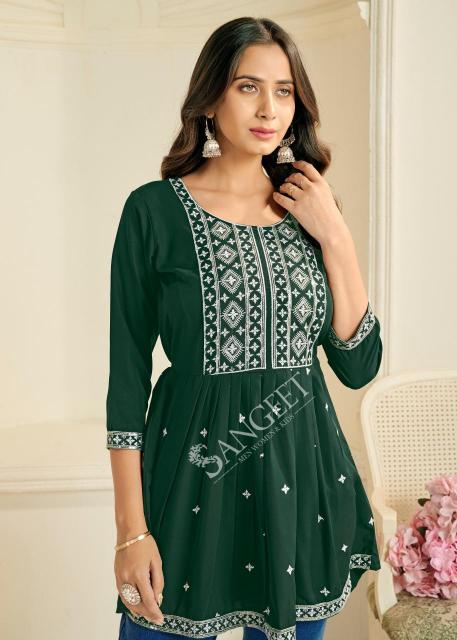 Sangeet Aashini Vol 2 catalog rayon kurti wholesale