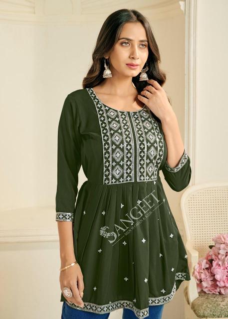 Sangeet Aashini Vol 2 catalog rayon kurti wholesale