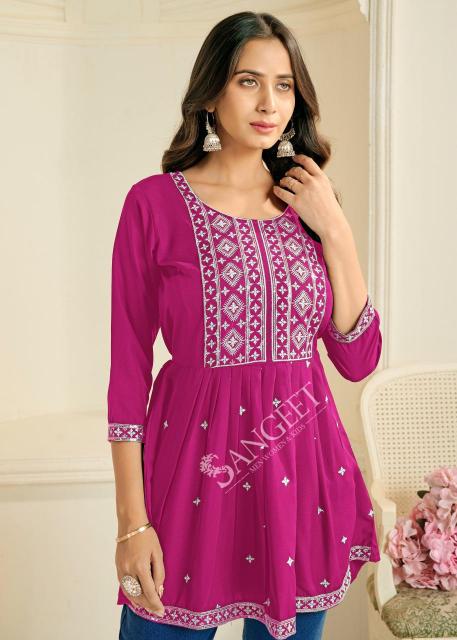 Sangeet Aashini Vol 2 catalog rayon kurti wholesale