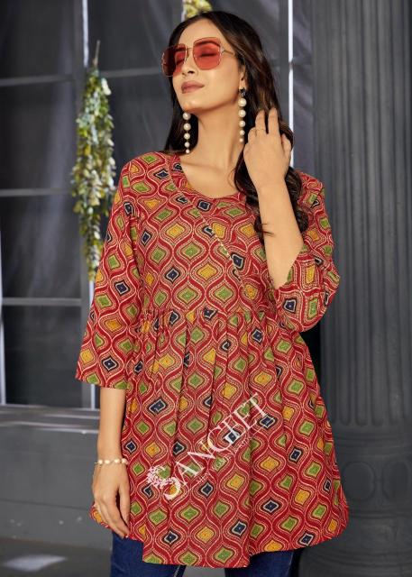 Sangeet Rangoli vol 1 catalog kurti tops wholesale in chennai