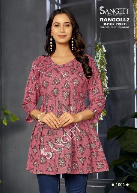 Sangeet Rangoli Vol 2 catalog bulk kurtis wholesale