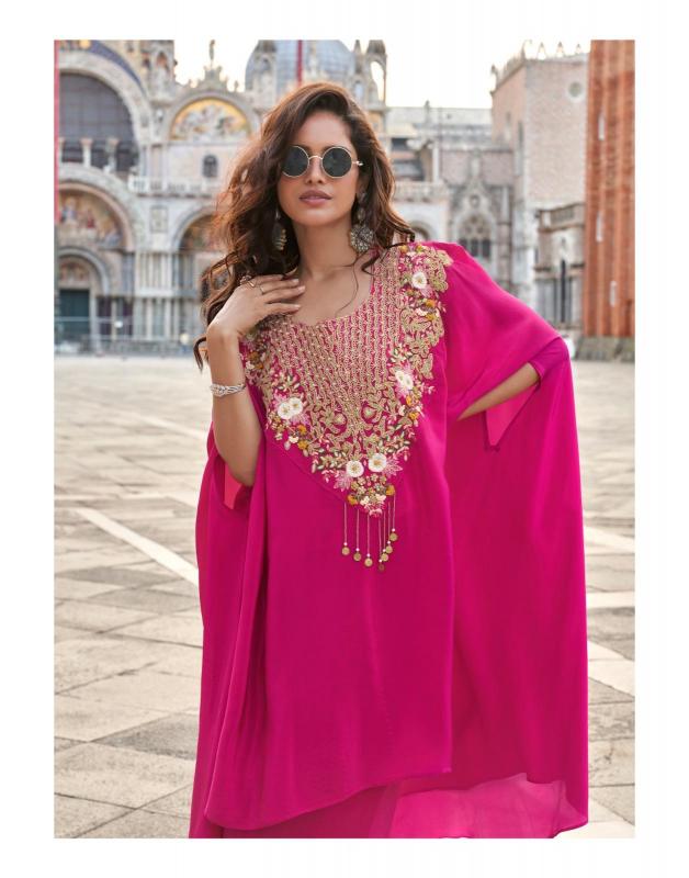 sayuri Avika catalog crap silk indo western 