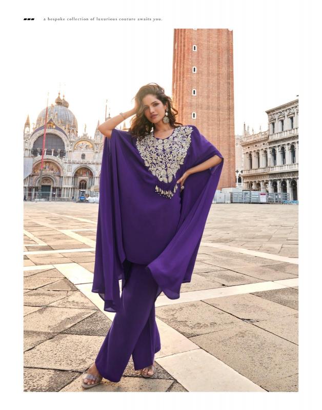 sayuri Avika catalog crap silk indo western 