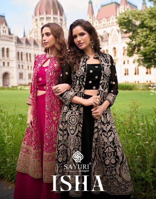 Sayuri Isha catalog premium ladies indo western dress