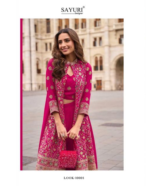Sayuri Isha catalog premium ladies indo western dress