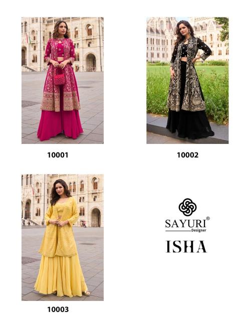 Sayuri Isha catalog premium ladies indo western dress