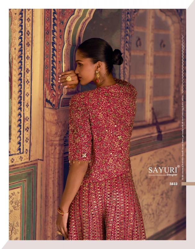 sayuri Mehfil catalog latest designer indowestern dress