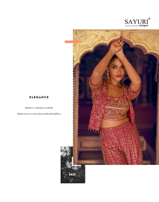 sayuri Mehfil catalog latest designer indowestern dress
