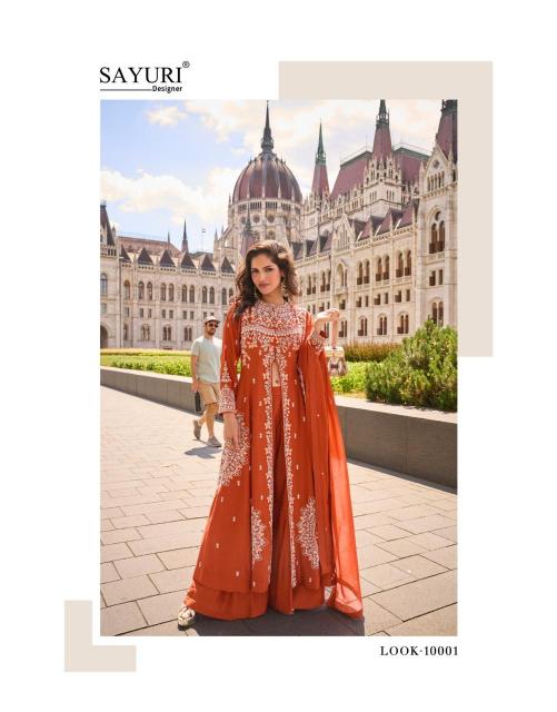 Sayuri Nargis catalog Silk Embroidered Indo Western