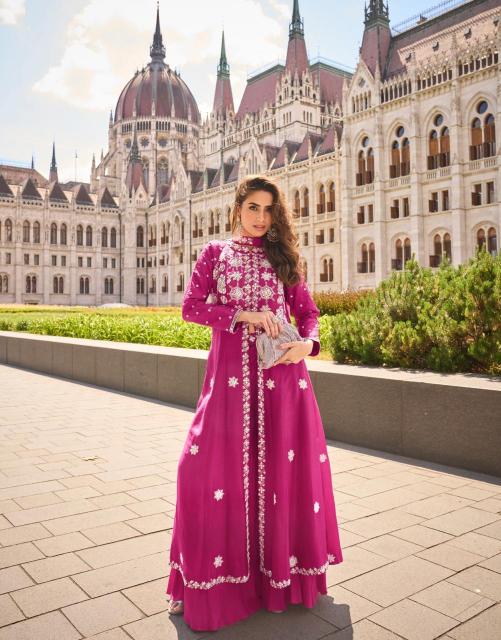 Sayuri Nargis catalog Silk Embroidered Indo Western