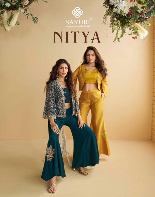 Sayuri Nitya catalog Designer Silk Indo Western