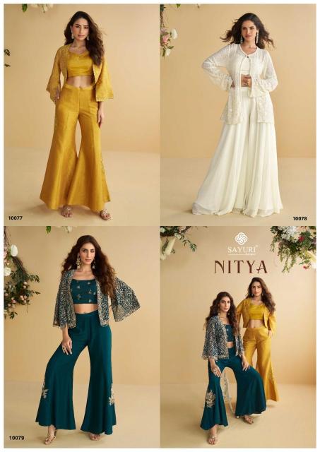 Sayuri Nitya catalog Designer Silk Indo Western