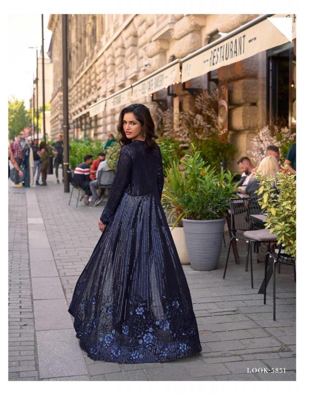 Sayuri Rubal catalog Embroidered Indo Western Party Wear