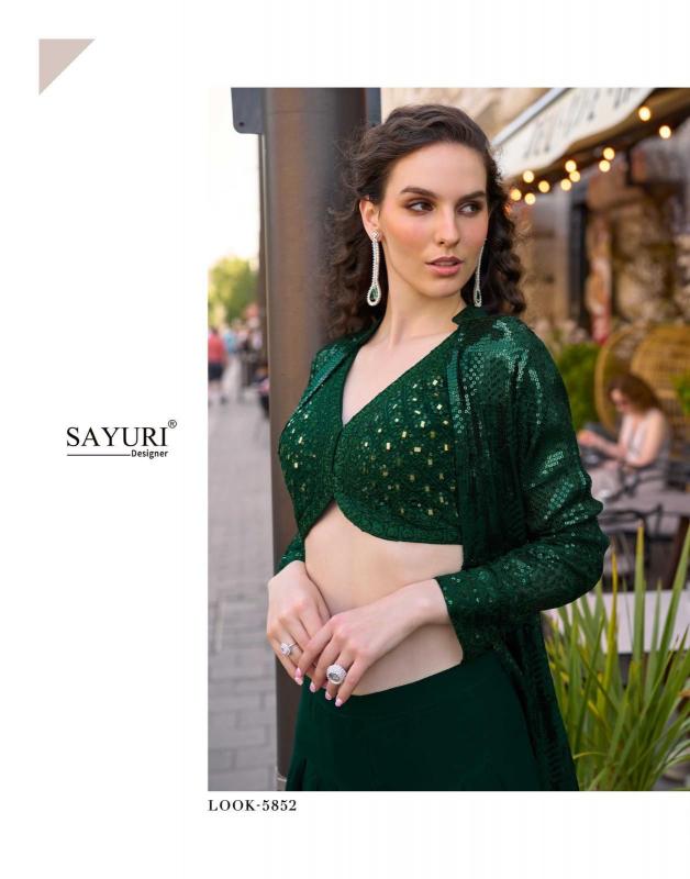 Sayuri Rubal catalog Embroidered Indo Western Party Wear
