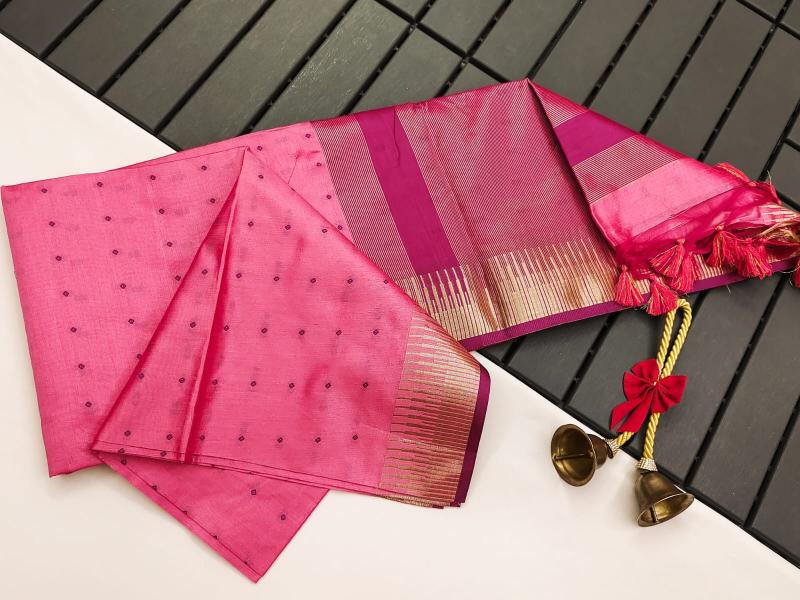 Semi Tussar silk vol 2 0.4 sarees e commerce product 