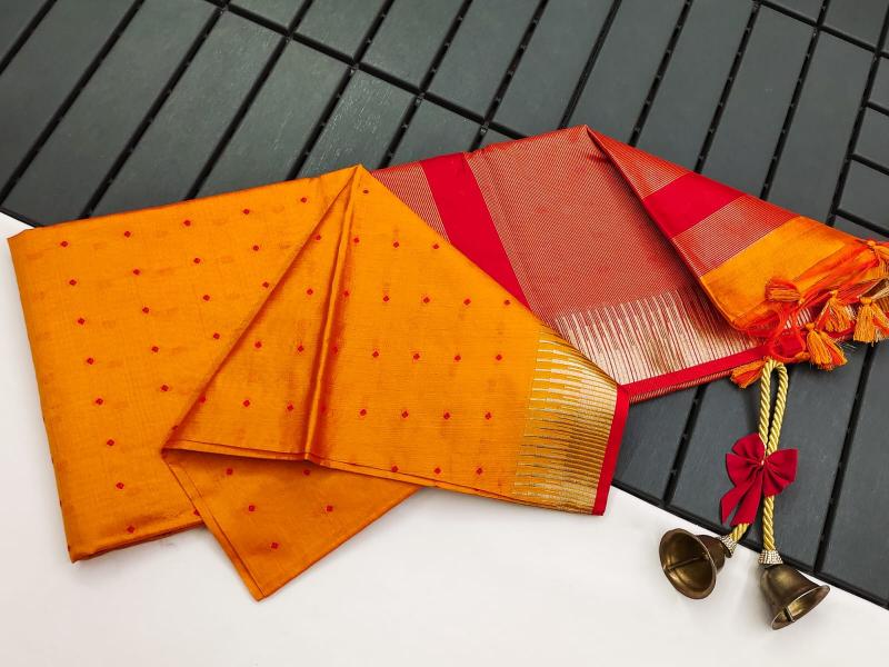 Semi Tussar silk vol 2 0.5 sarees e commerce product 