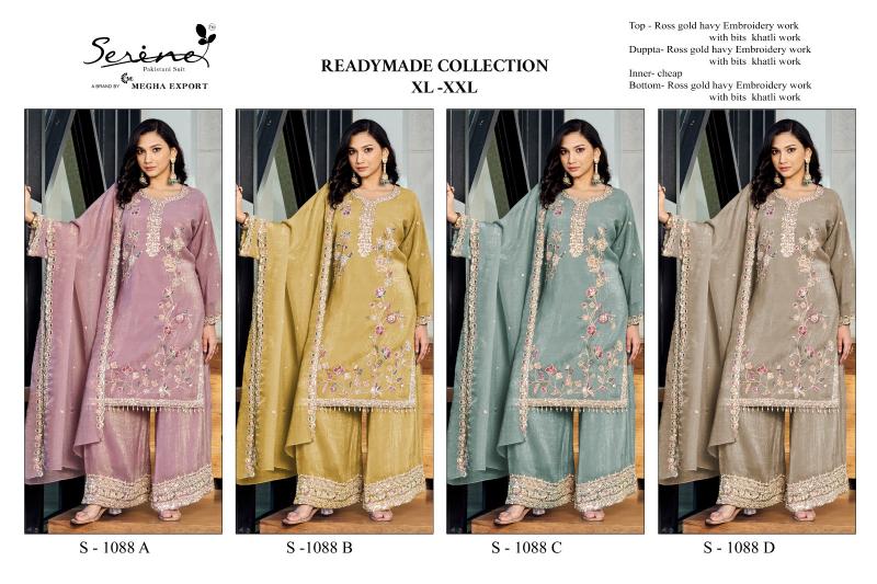 Serine S 1088 catalog wholesale pakistani suits in chennai