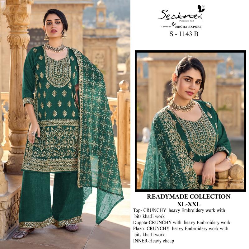 Serine S 1143 catalog wholesale pakistani suits in surat