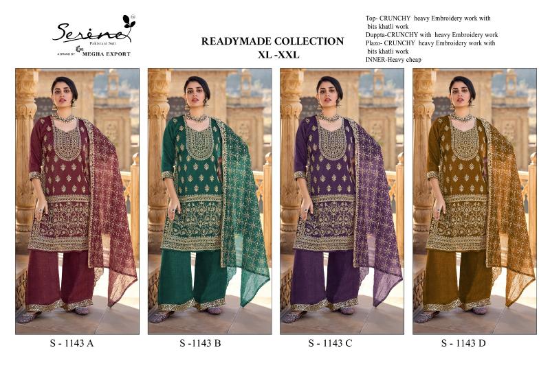 Serine S 1143 catalog wholesale pakistani suits in surat