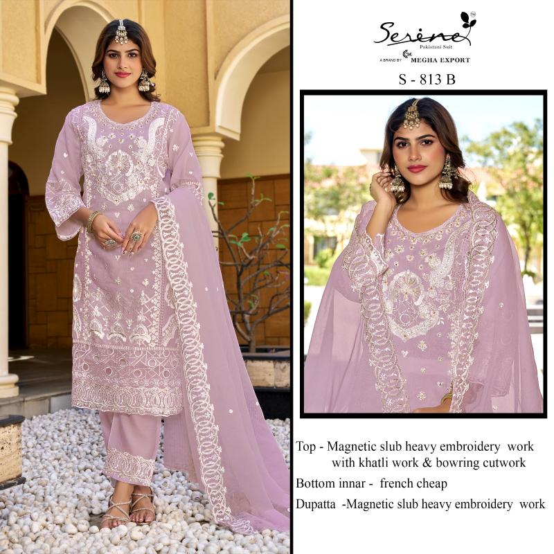 Serine S 813 catalog pakistani suits at wholesale price