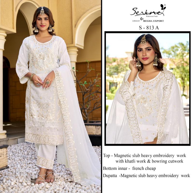 Serine S 813 catalog pakistani suits at wholesale price