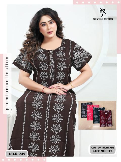 Seven cross 248 & 249 catalog lace nighty 