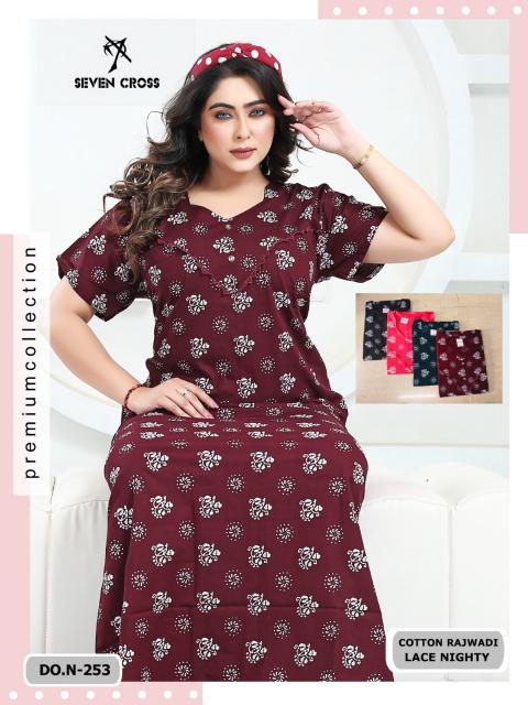 Seven cross 252 & 253 catalog lace nighty 