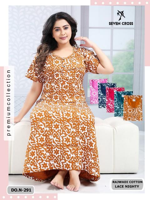 Seven cross 291 & 292 catalog lace nighty 