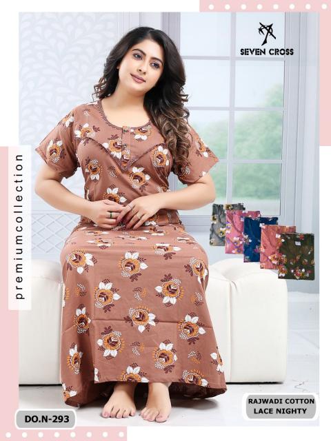 Seven cross 293 & 294 catalog lace nighty 