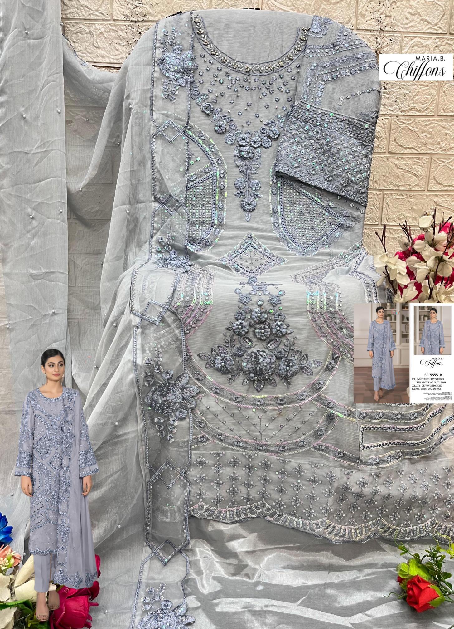 Shree fabs 5555 catalog pakistani suits wholesale market 