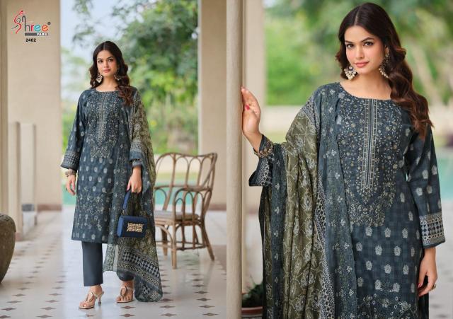 Shree Fabs Bin Saeed Lawn Collection Vol 24 catalog wholesale pakistani suits online india
