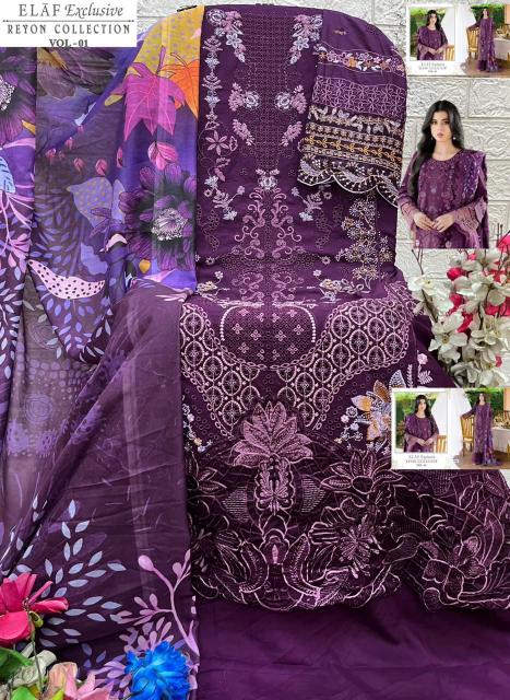 Shree Fabs Elaf Exclusive Vol 1 catalog Chiffon Dupatta wholesale pakistani suits in delhi
