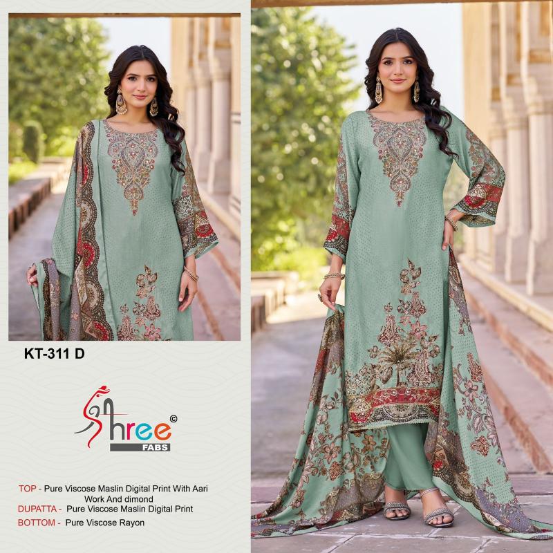 Shree Fabs K 311 catalog pakistani suits wholesaler in india