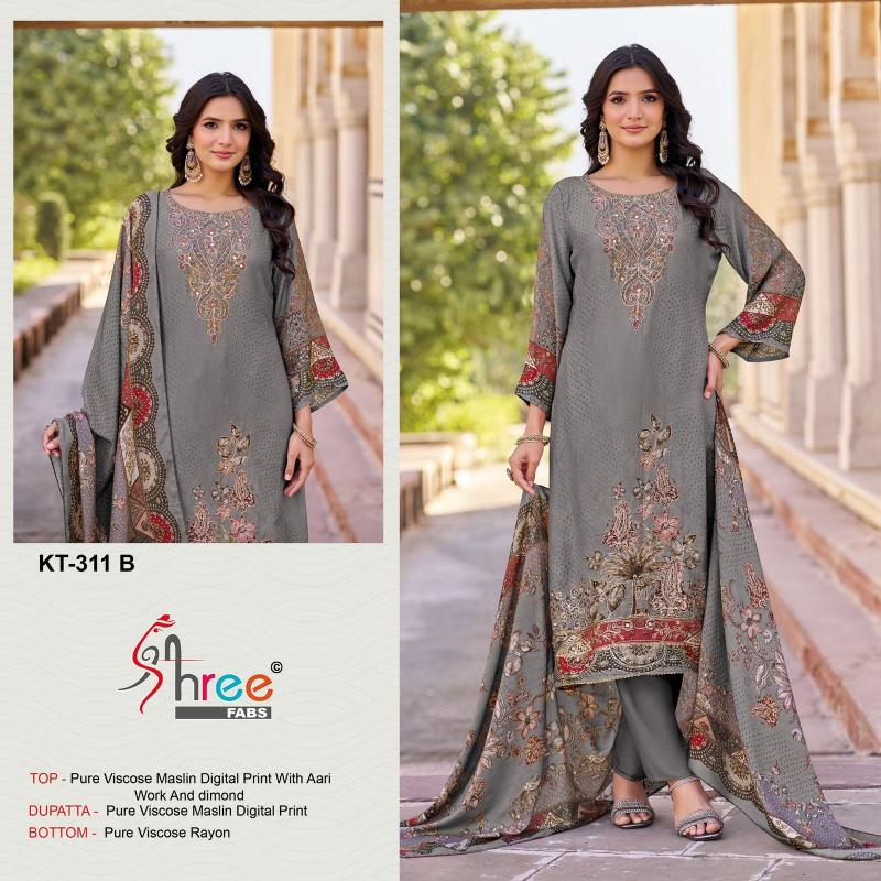 Shree Fabs K 311 catalog pakistani suits wholesaler in india