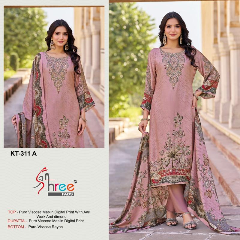 Shree Fabs K 311 catalog pakistani suits wholesaler in india