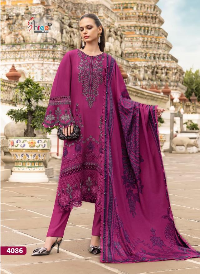 Shree Fabs Maria B Exclusive Collection Vol 14 Cotton Dupatta pakistani suits wholesalers in surat