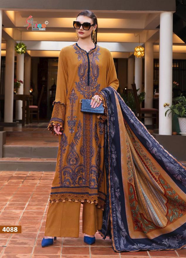 Shree Fabs Maria B Exclusive Collection Vol 15 catalog Cotton Dupatta pakistani suits wholesale in surat