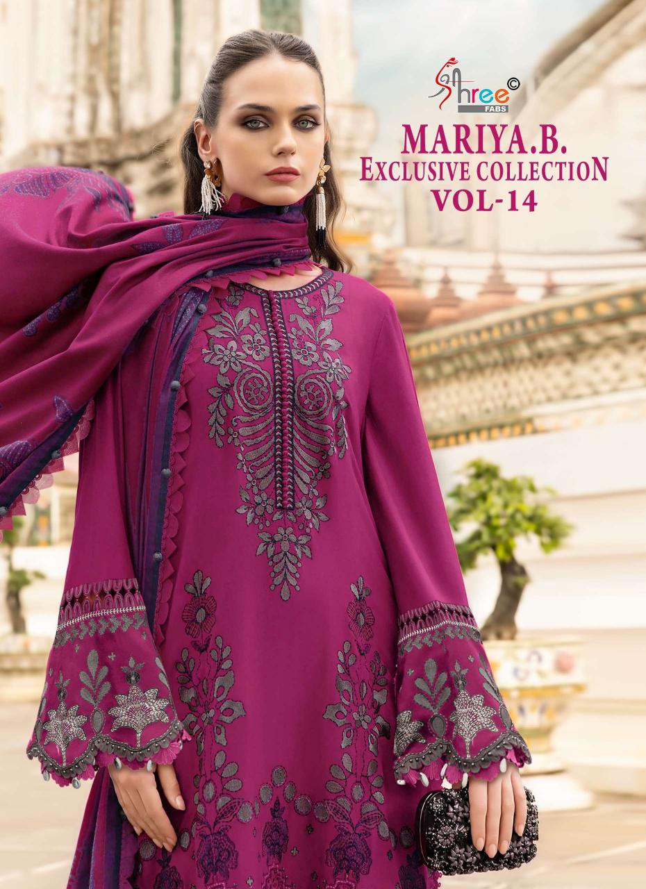 Shree Fabs Mariya B Exclusive collection Vol- 14 – Pakistani Dress Material