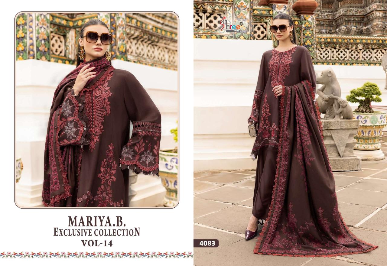 Shree Fabs Mariya B Exclusive collection Vol- 14 – Pakistani Dress Material