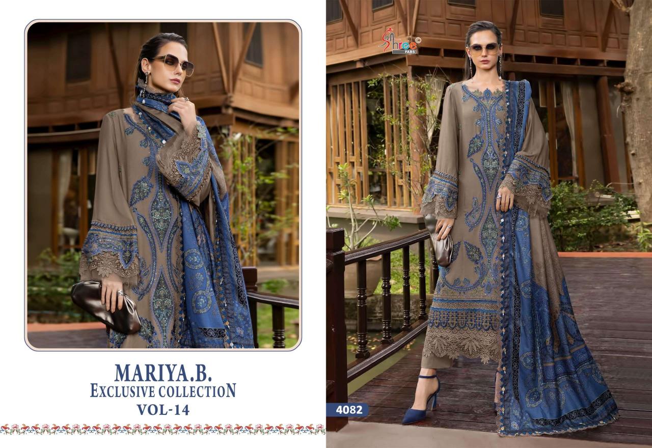 Shree Fabs Mariya B Exclusive collection Vol- 14 – Pakistani Dress Material