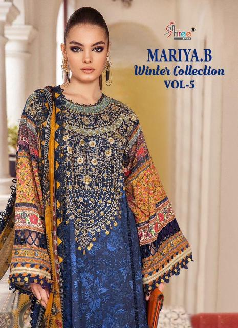 Shree Fabs Mariya B Winter Collection 5 catalog pakistani suit wholesale price