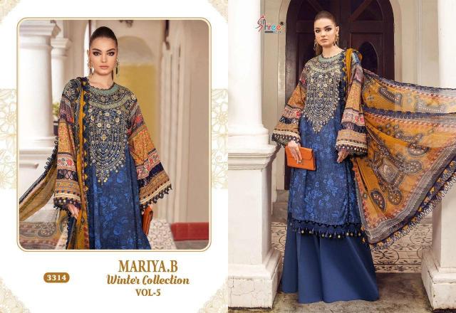 Shree Fabs Mariya B Winter Collection 5 catalog pakistani suit wholesale price