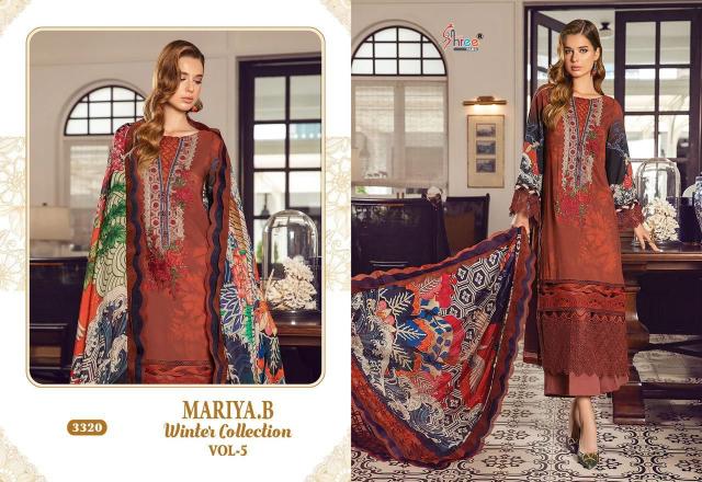 Shree Fabs Mariya B Winter Collection 5 catalog pakistani suit wholesale price