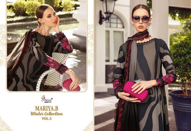Shree Fabs Mariya B Winter Collection 5 catalog pakistani suit wholesale price