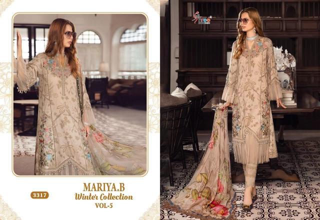 Shree Fabs Mariya B Winter Collection 5 catalog pakistani suit wholesale price
