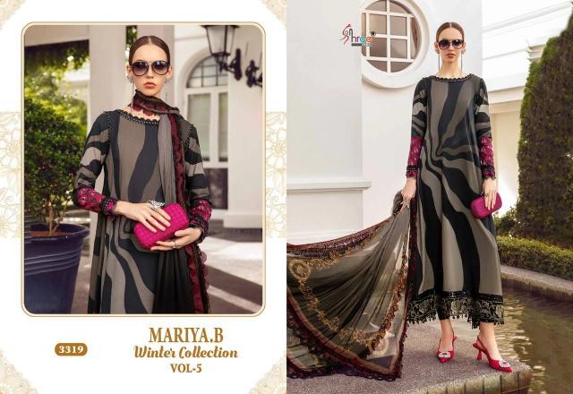 Shree Fabs Mariya B Winter Collection 5 catalog pakistani suit wholesale price
