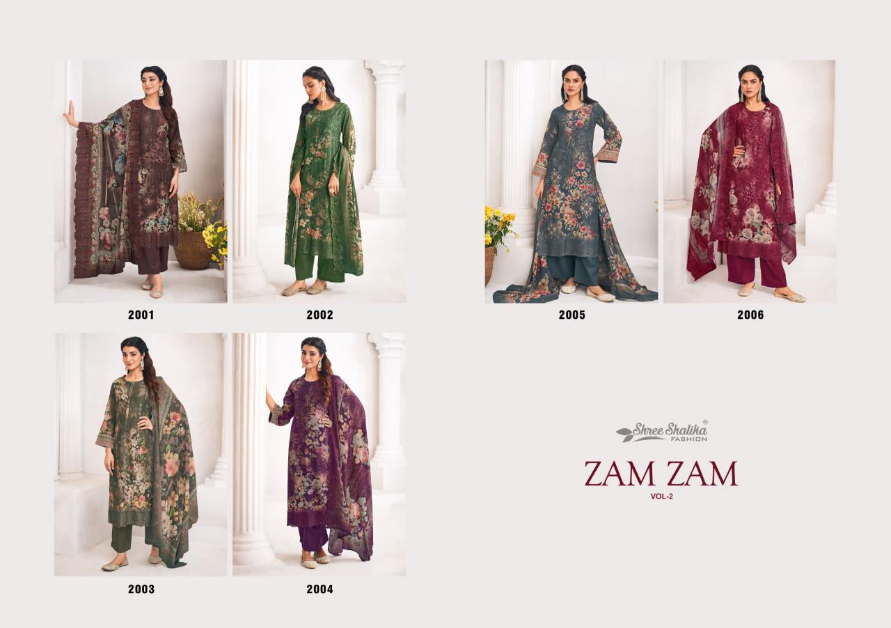 Shree shalika Zam zam vol 2 catalog wholesale salwar kameez mart